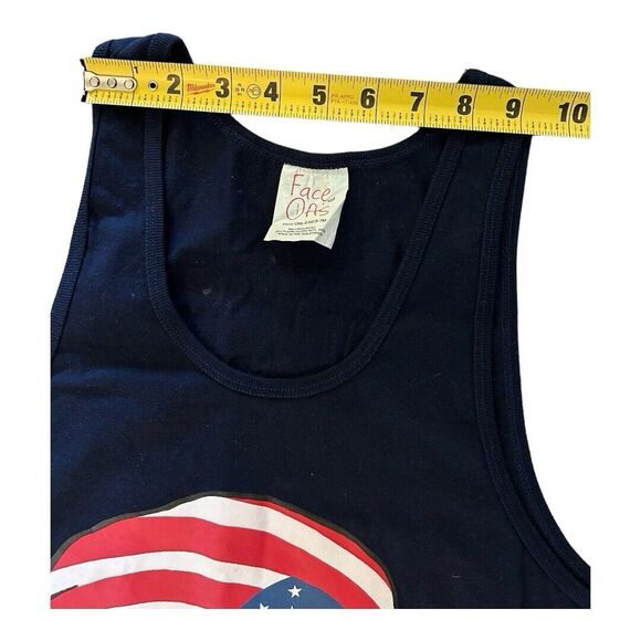 Rare Vintage 90s NES Face Offs Shirt Size Medium *See Measurements* Tank Top Art - Picture 5 of 7